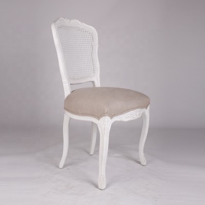 rattan antique wooden hand curving designer rattan cane back dining chair