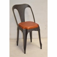 Indian Stylish Leather Iron high quality bar chair